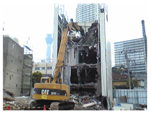 解体工事現場の写真 解体工事現場の写真